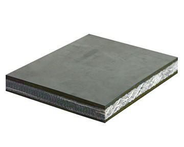 Integrated core polyurethane conveyor belt cross-section